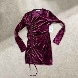 Splendid Burgandy-red Velvet Dress. Women’s medium. New with tags